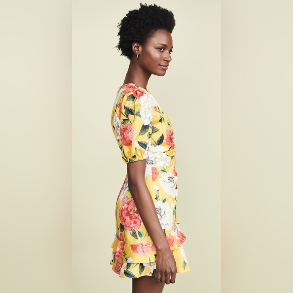 Parker Minna Lemon Wildflower print cotton dress. - Picture 7 of 15